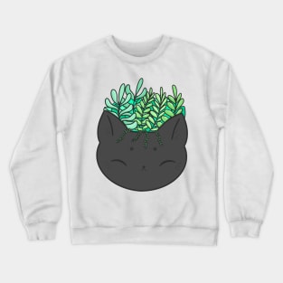 Cat head planter Crewneck Sweatshirt